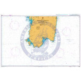 British Admiralty Nautical Chart 1990: Mediterranean Sea, Oristano to Arbatax including Golfo di Cagliari